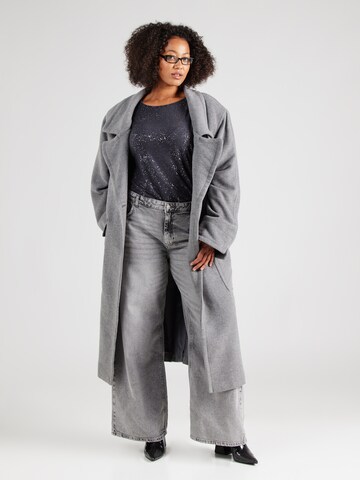 ONLY Carmakoma Shirt 'CARFoila' in Grey