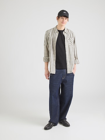 MUSTANG Regular fit Риза 'CHESTER' в бежово