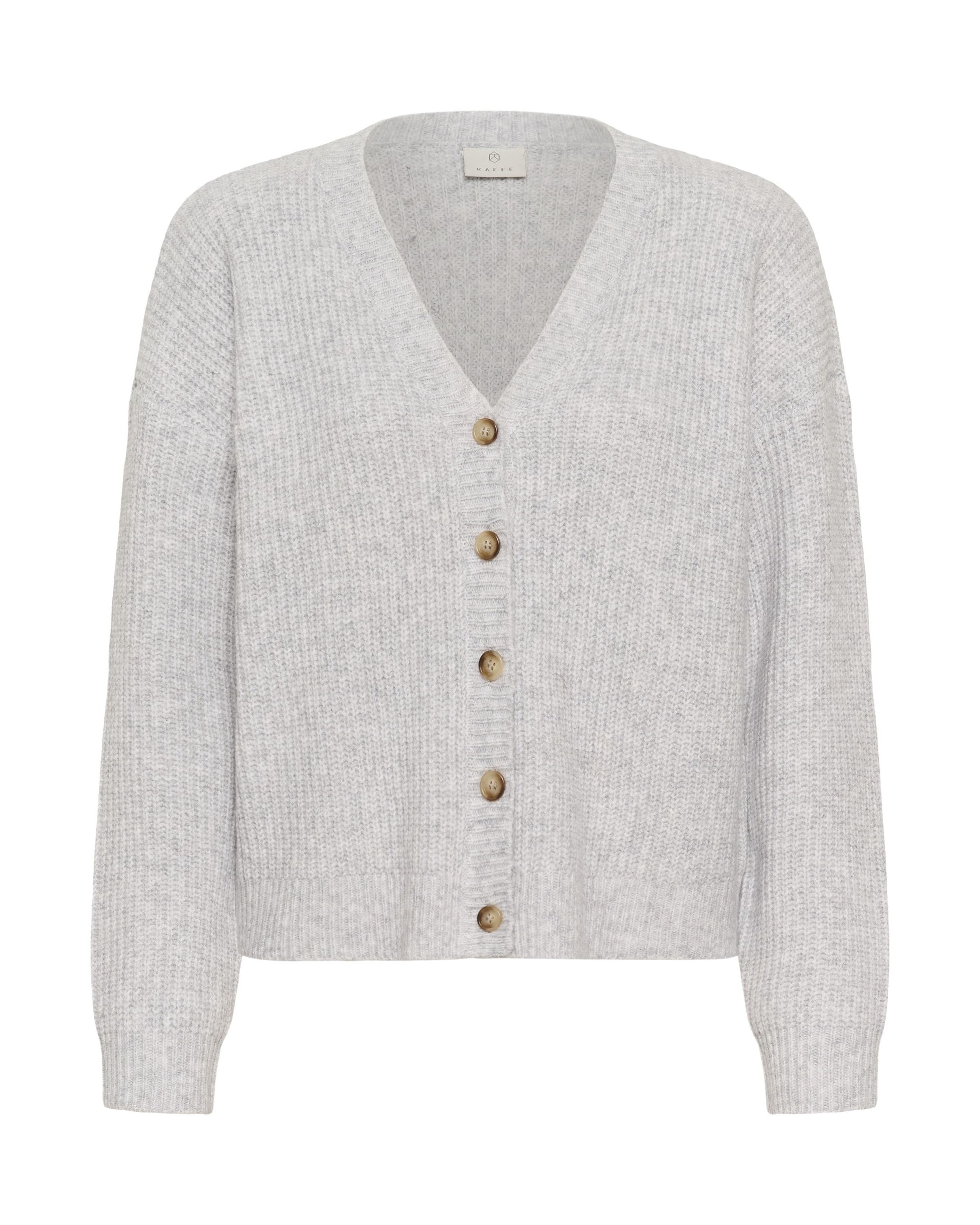 Cardigan 'KAfiorella' Kaffe en gris : devant
