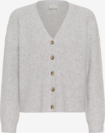 Kaffe Knit cardigan 'KAfiorella' in Grey: front