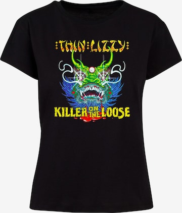 Merchcode Shirt 'Thin Lizzy - Killer Cover' in Zwart: voorkant