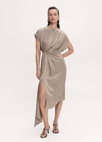 MANGO Kleid 'Madrid' in Grau: predná strana