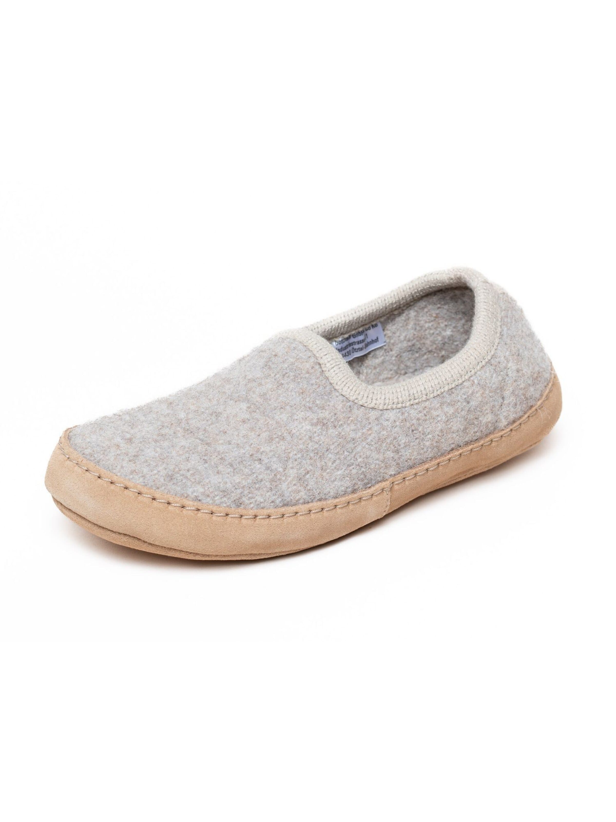 Gottstein Slippers 'Walkpantoffel Cheyenne' in Beige: front