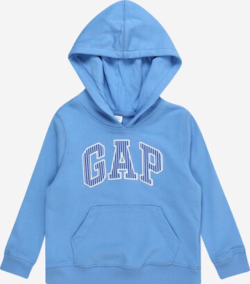 GAP Sweatshirt 'V-FRCH' in Blauw: voorkant