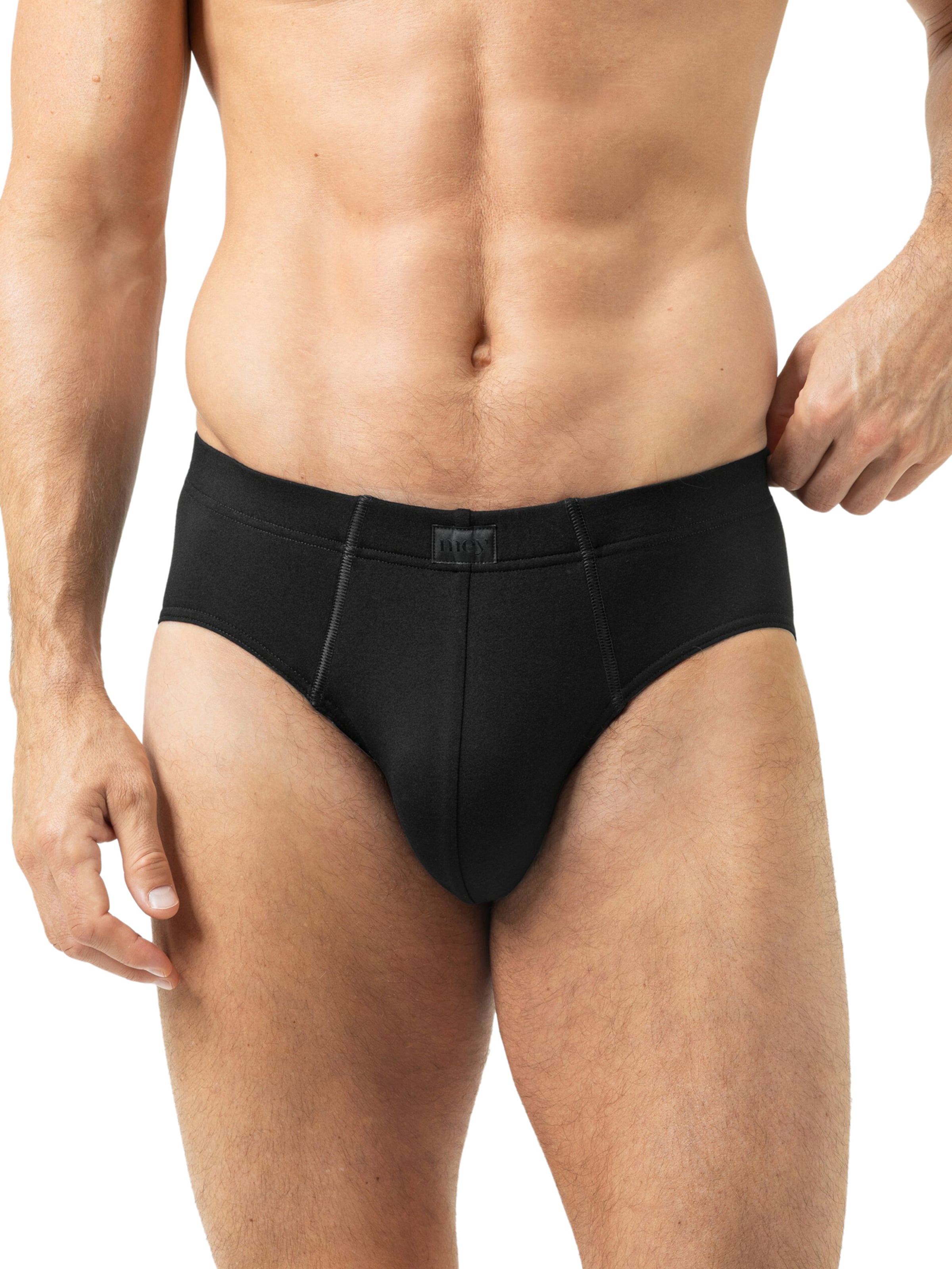 Mey Slip in Black: front