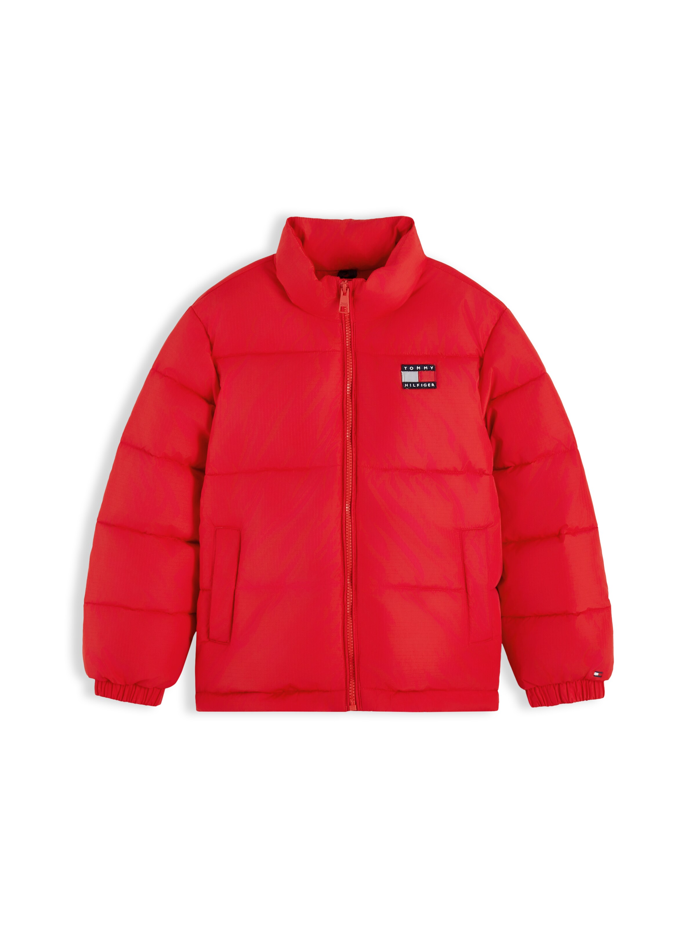 TOMMY HILFIGER Jacke 'NEW ESSENTIAL' in Rot: Vorderseite