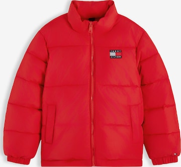 TOMMY HILFIGER Zimska jakna 'NEW ESSENTIAL' | rdeča barva: sprednja stran