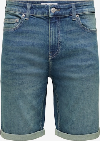 Only & Sons Farkut 'ONSPLY' värissä sininen: etupuoli