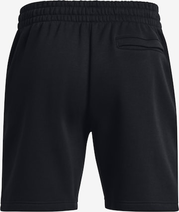 UNDER ARMOUR Loose fit Workout Pants 'Essential' in Black