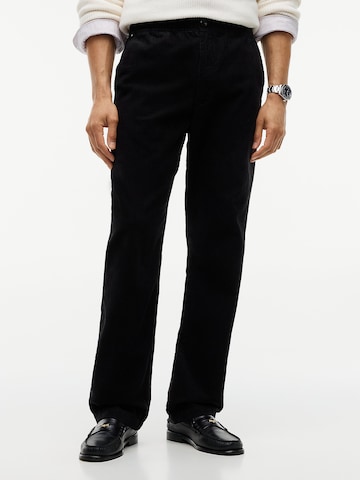 TOMMY HILFIGER Regular Hose 'Dover' in Schwarz: Vorderseite