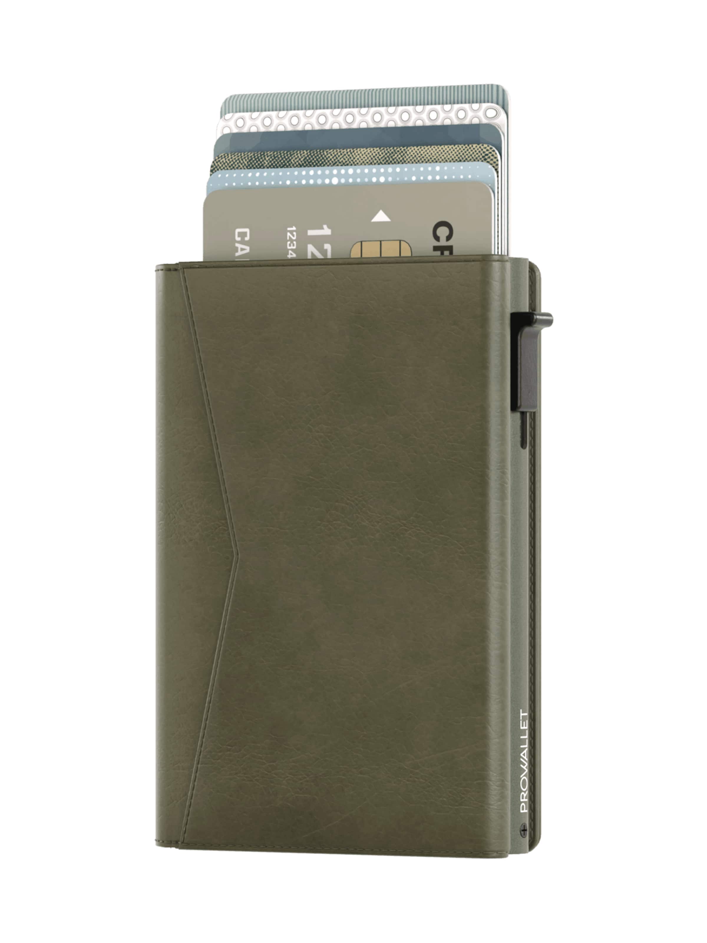 Prowallet Wallet 'Pasjeshouder Classic' in Green: front