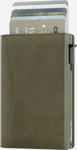 Porte-monnaies 'Pasjeshouder Classic' Prowallet en vert : devant