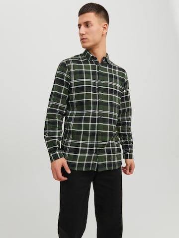 JACK & JONES Regular Fit Skjorte i grønn: forside