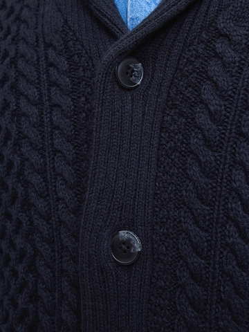 JACK & JONES Knit cardigan 'JJPAUL' in Blue