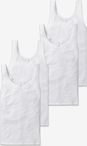 SCHIESSER Onderhemd in Wit: voorkant