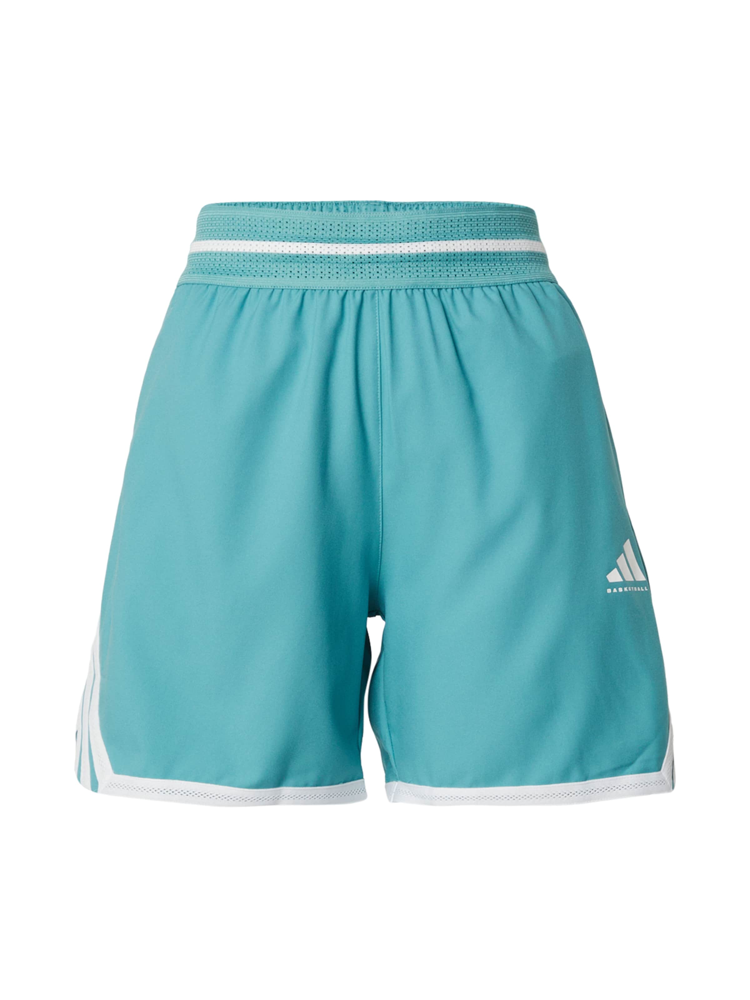 Adidas Originals Textil Regular Workout Pants 'CRAZYLITE' in Green: front