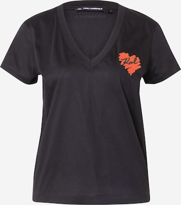 Karl Lagerfeld Paita 'HEARTS' värissä musta: etupuoli