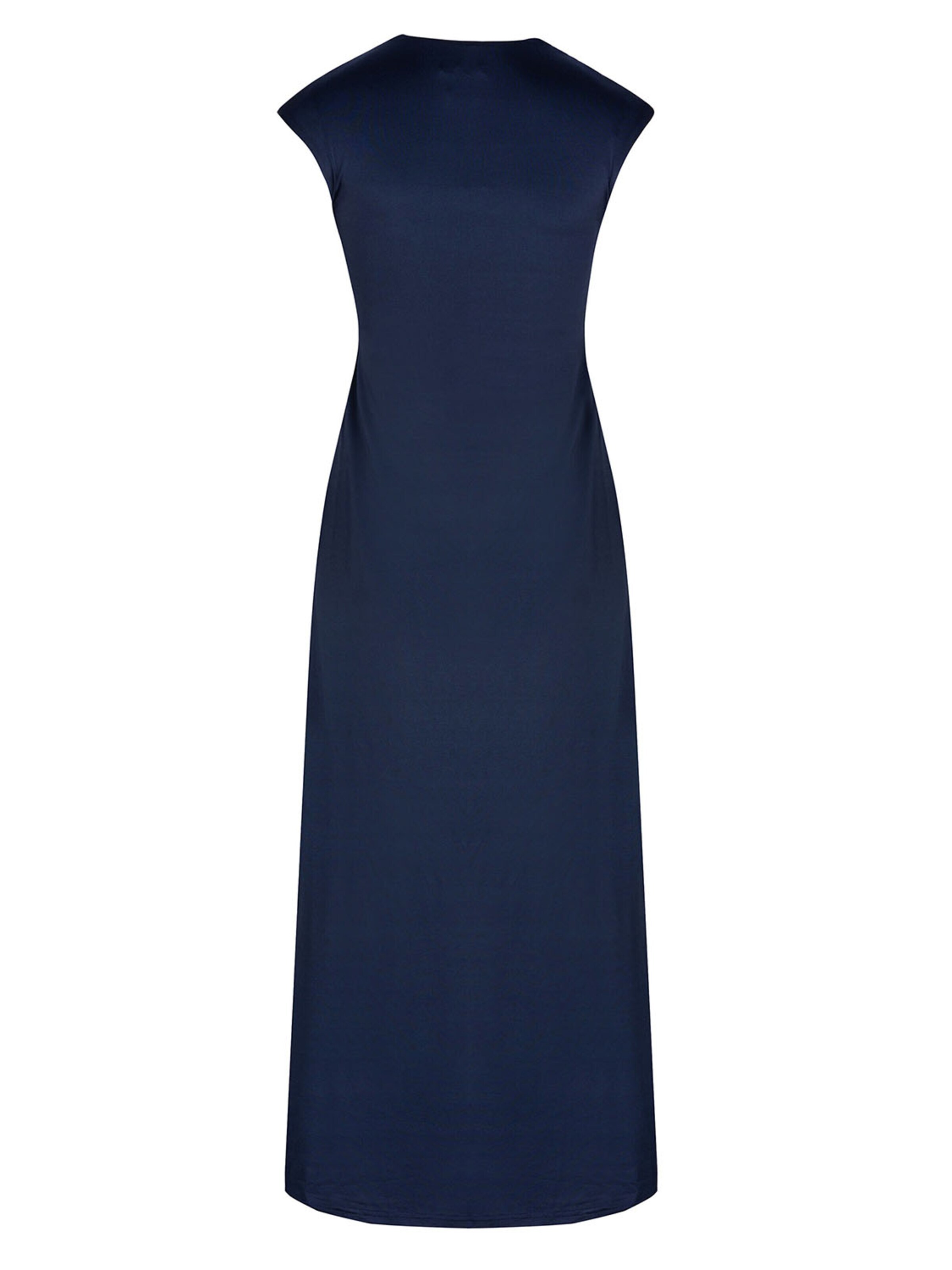 Chic by Lirette Jurk 'Kimono dress Natural' in Blauw