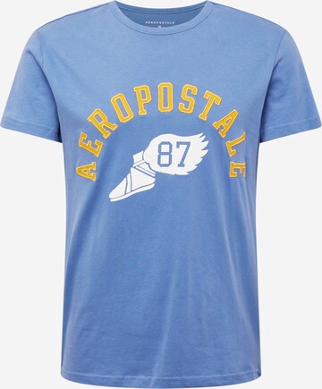 AÉROPOSTALE T-Shirt 'TRACK 87' in Blau: predná strana