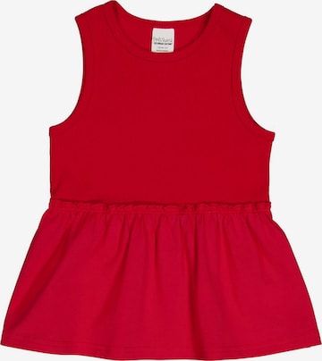 Robe '' Fred's World by GREEN COTTON en rouge : devant