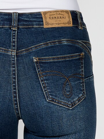 KOROSHI Regular Jeans in Blau