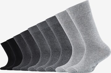 Chaussettes 'Torino' s.Oliver en gris : devant