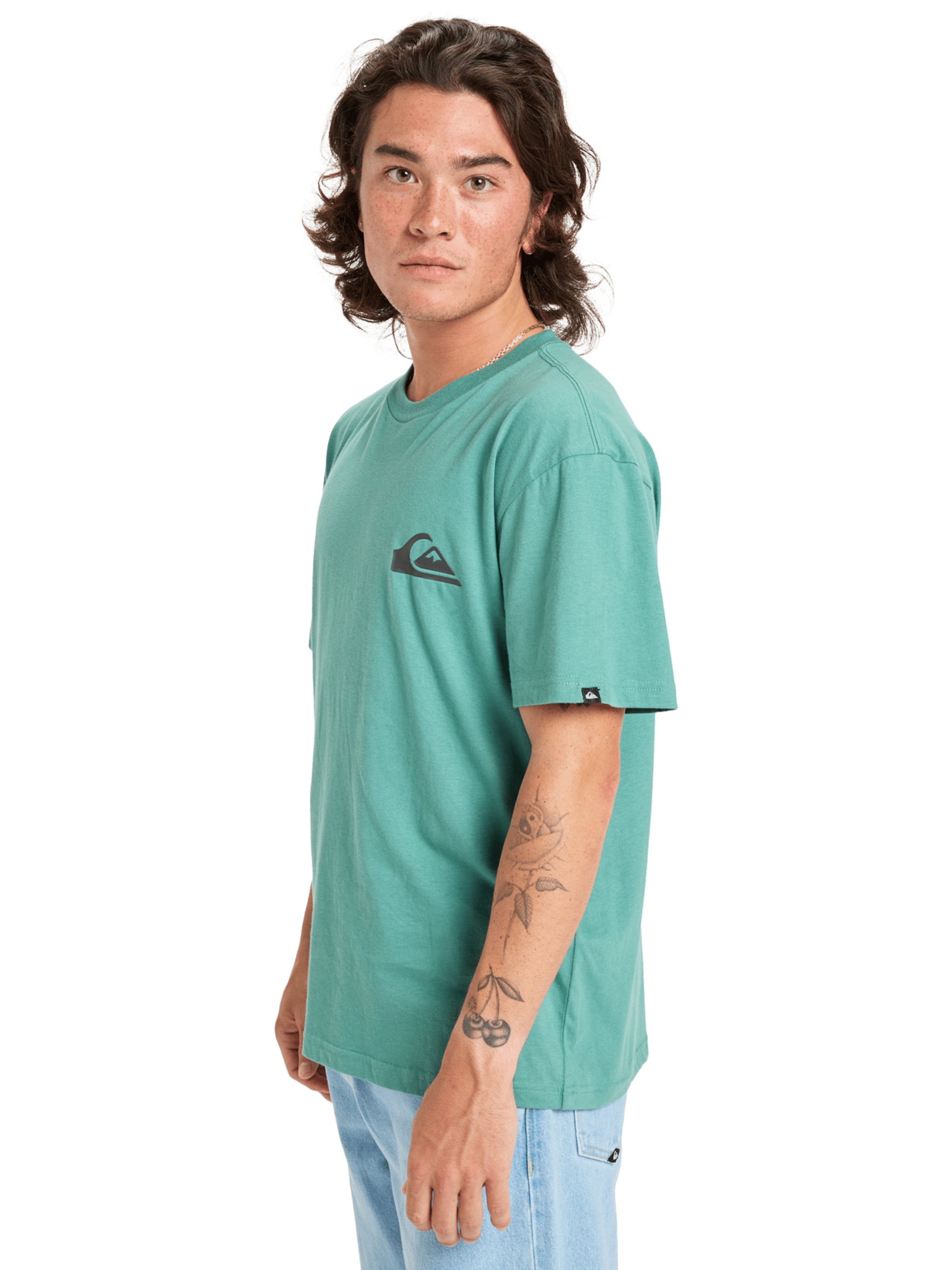 QUIKSILVER Performance Shirt 'EV' in Green