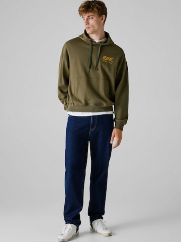 Red Bull Racing x Pepe Jeans Sweatshirt 'MARKER SCRIPT' in Groen