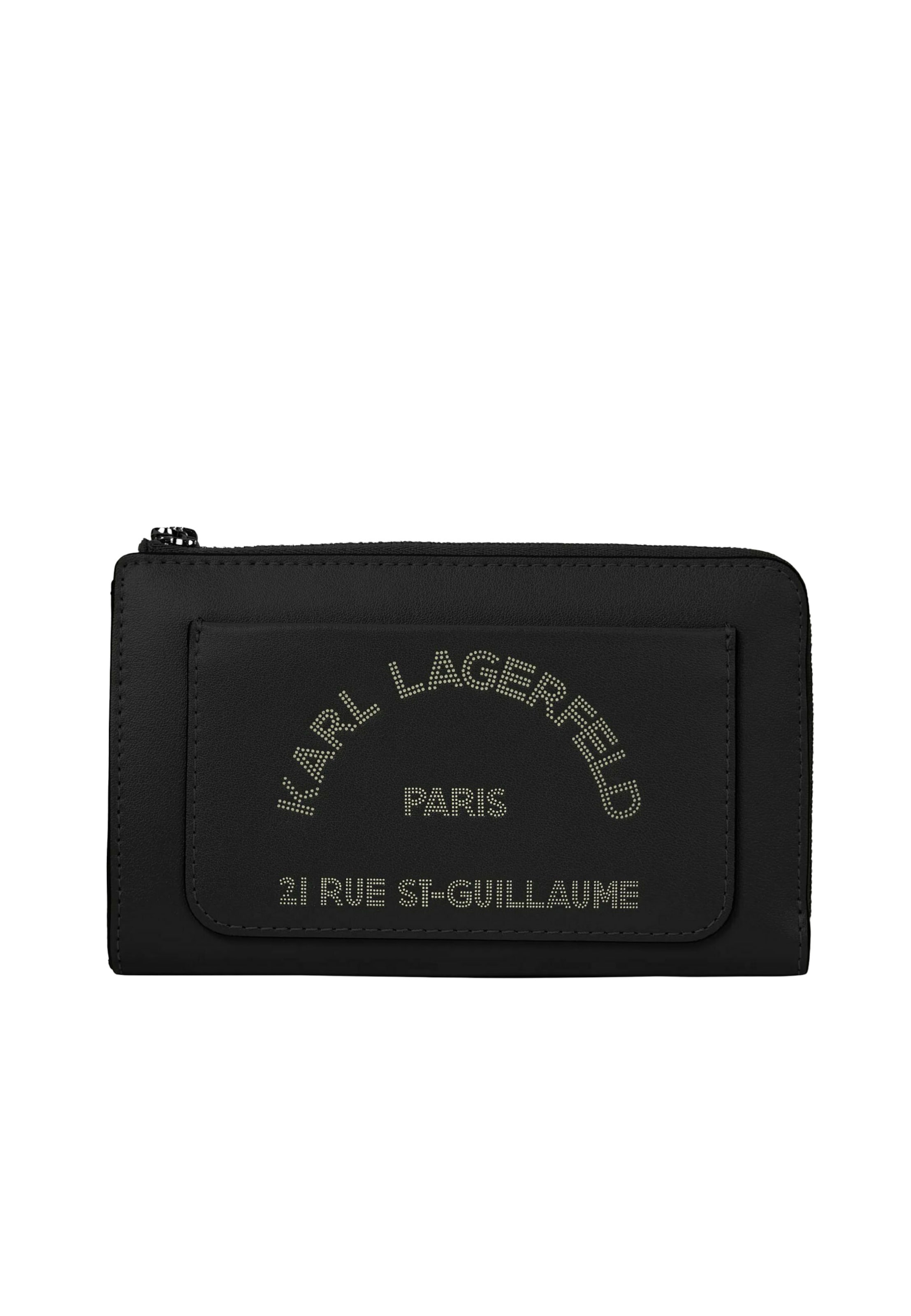 Porte-monnaies 'K/Daily' Karl Lagerfeld en noir : devant