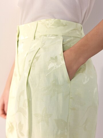 Loosefit Pantalon à pince 'Tabitha Simmons X Next' Next en vert