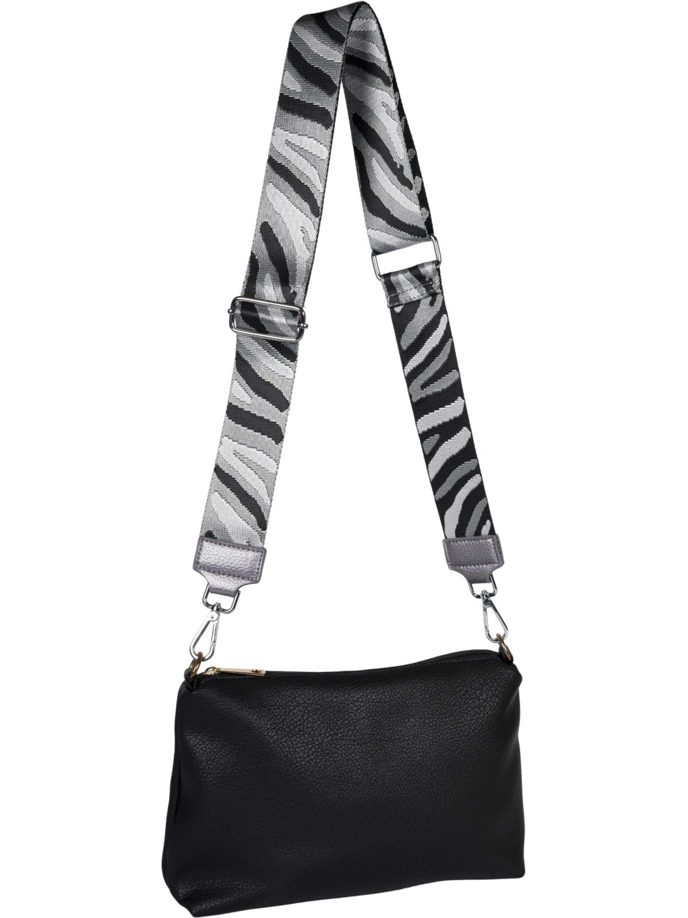 styleBREAKER Taschenzubehör 'Breiter Wechsel Taschengurt Zebra'‌ in Grau