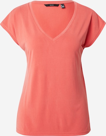 T-shirt 'FILLI' VERO MODA en rouge : devant