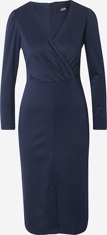 Wallis Curve Kleid in Blau: predná strana