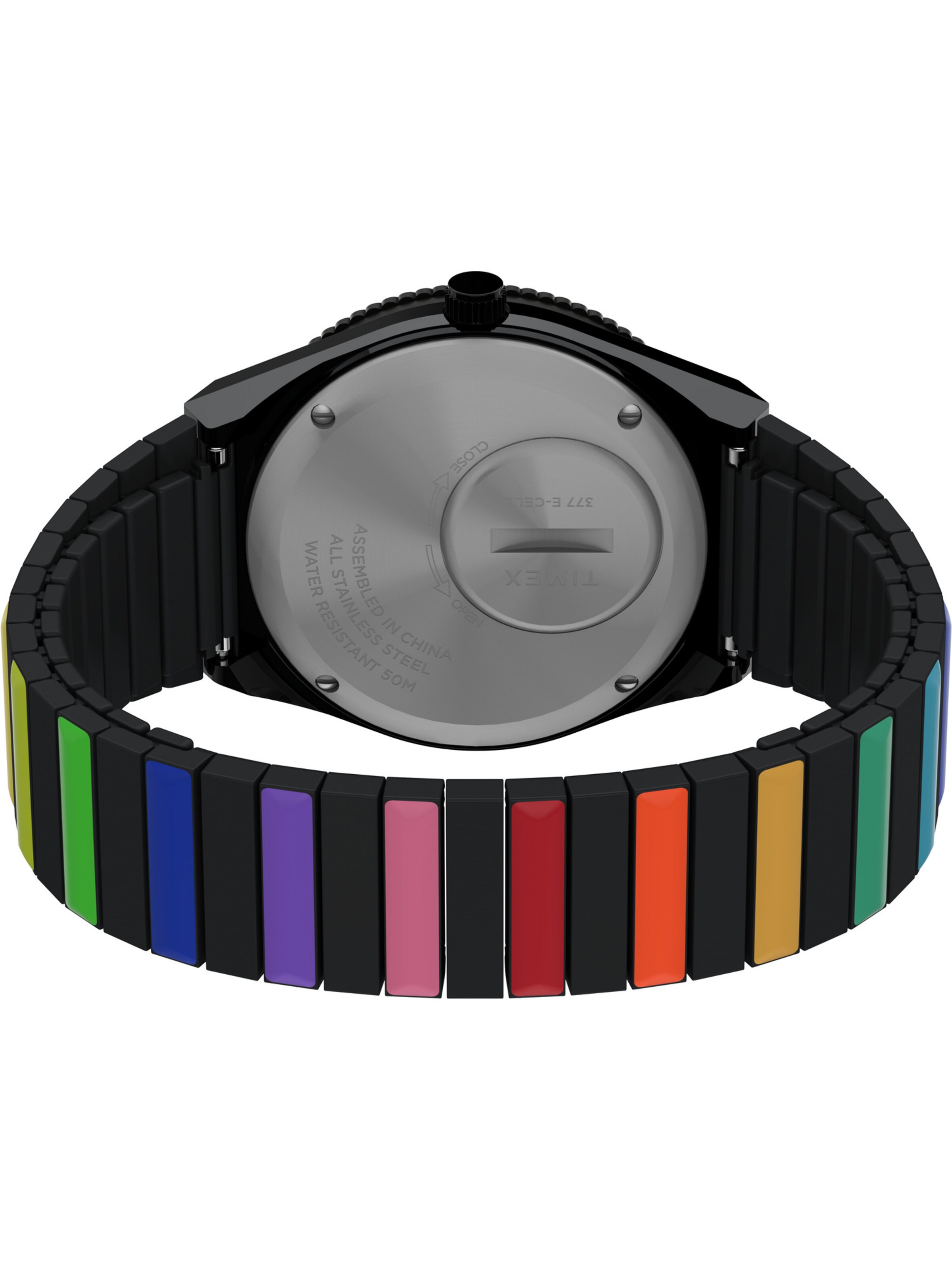 TIMEX Uhr 'LAB ARCHIVE' in Schwarz