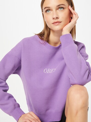 Sweat-shirt Obey en violet