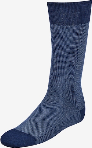 Chaussettes Boggi Milano en bleu : devant