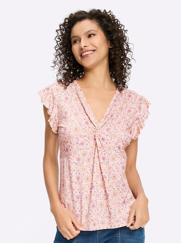 heine Shirt in Roze: voorkant