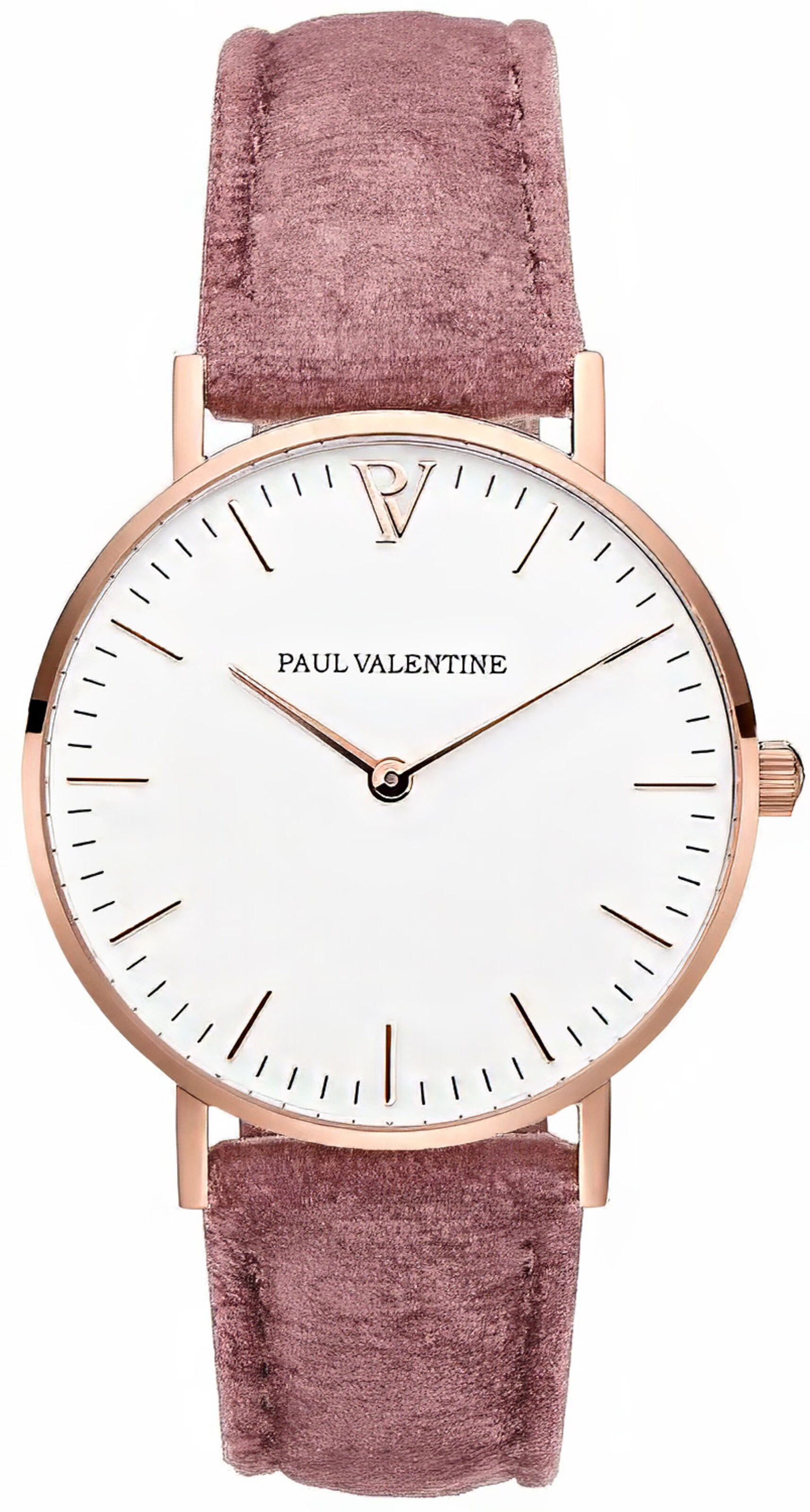PAUL VALENTINE Analog Watch 'Marina Rose' in Pink: front