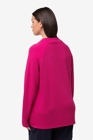 Ulla Popken Sweatshirt in Roze