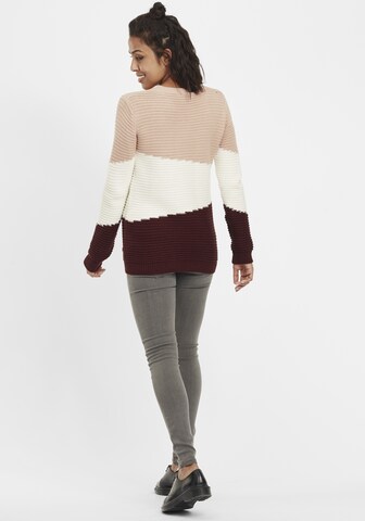 Oxmo Sweater 'Olma' in Pink