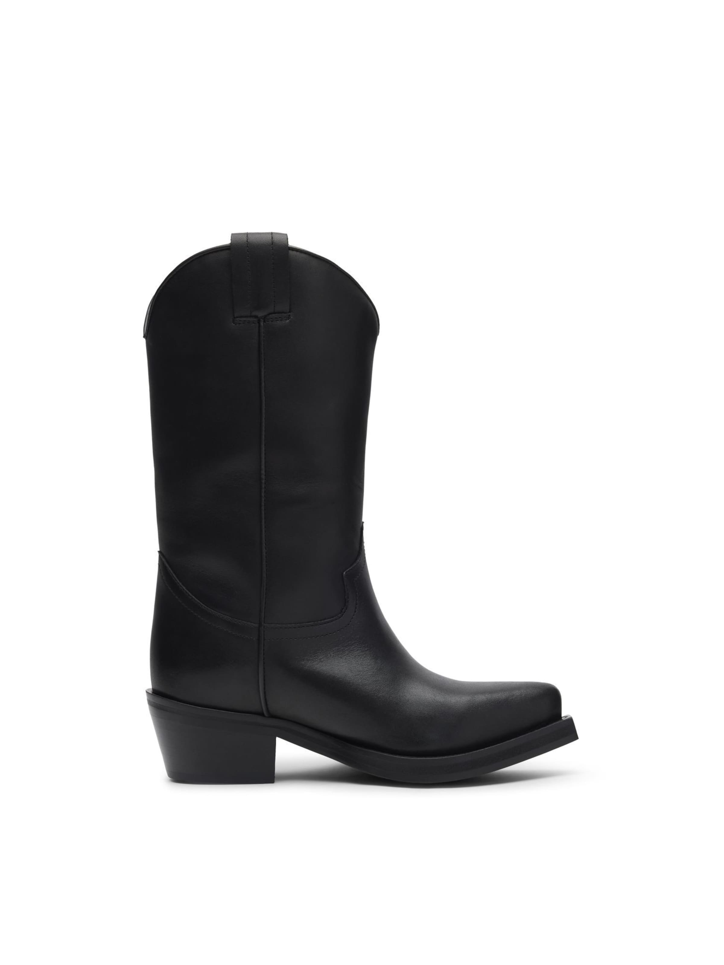 Bottes de cowboy SACHA en noir