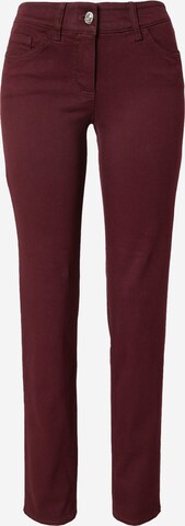 GERRY WEBER Slimfit Jeans in Rot: predná strana