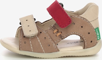 Sandales Kickers en beige