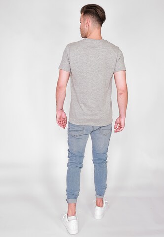 TOP GUN Shirt 'TG20213024' in Grey