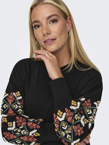 Only Maternity Sweatshirt 'Brooke' in Black