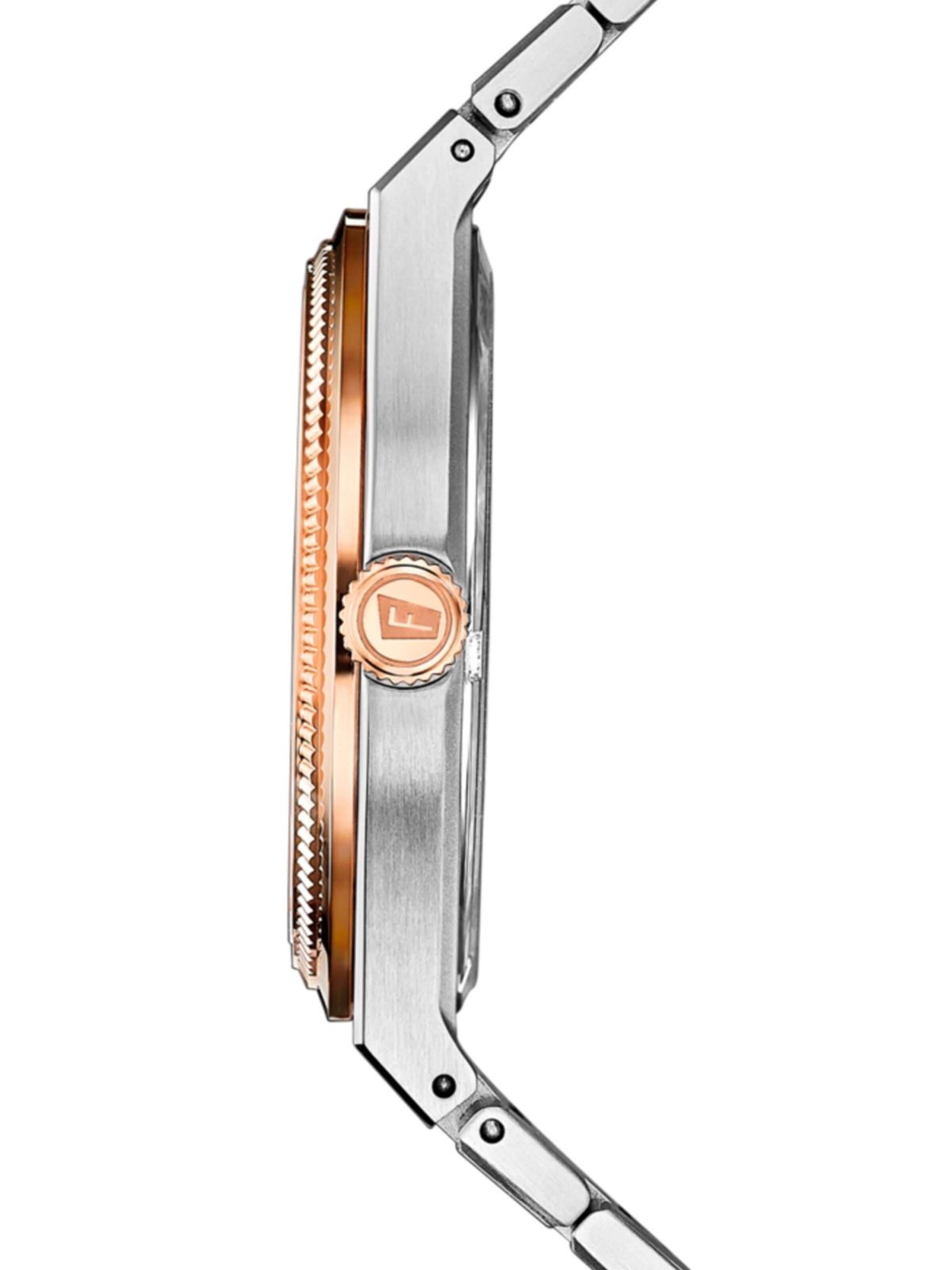 Montre à affichage analogique 'Watch Rivé Swiss Made Silver & Rose-gold' FESTINA en noir