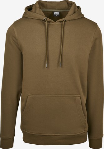 Urban Classics Sweatshirt in Green: front