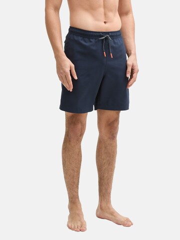 TOM TAILOR Swimming shorts in Blue: front