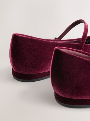 Ballerines à lanières Next en rouge