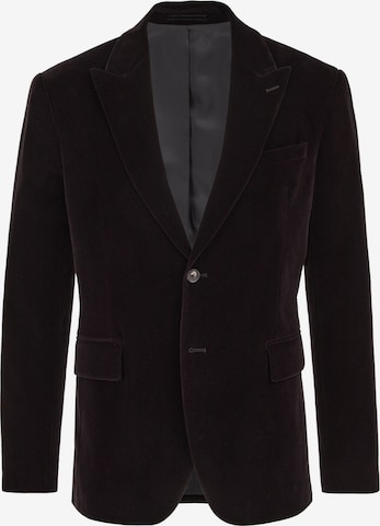 WE Fashion - Ajuste estrecho Chaqueta saco en marrón: frente